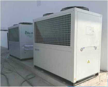 DC Inverter CO2 R417 R744 Pompa Panas COP Tinggi Untuk Pendinginan Dan Pemanasan