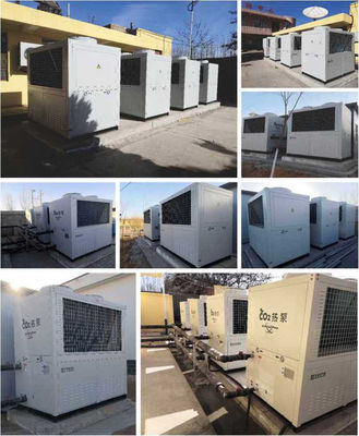 DC Inverter CO2 R417 R744 Pompa Panas COP Tinggi Untuk Pendinginan Dan Pemanasan