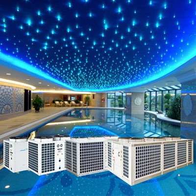 Kolam Renang DC Inverter Heat Pump Rute Rendah Karbon Ke Air Hangat Stepless