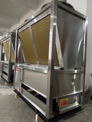 Stainless Steel R410A Air Panas Sumber Udara Panas Pompa Suhu Tinggi 85 Derajat