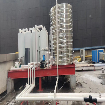18KW CO2 R744 Sumber Udara Pompa Panas Pemanas Air EVI Untuk Suhu Dingin
