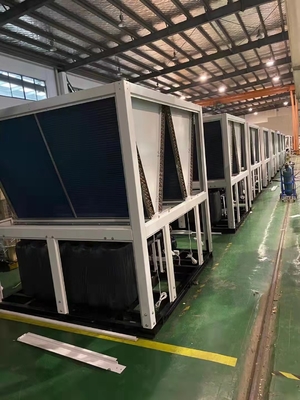 52Kw R410A Suhu Rendah Variabel Frekuensi Cascade Heat Pump Untuk Rumah Potong Hewan