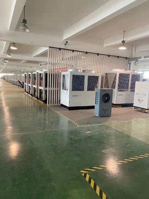 52Kw R410A Suhu Rendah Variabel Frekuensi Cascade Heat Pump Untuk Rumah Potong Hewan