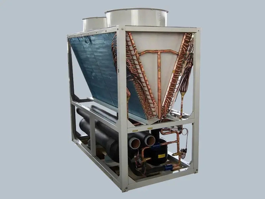 Pompa Panas Sumber Udara Cascade 25Kw R410A Refrigeran Air Panas 90 Derajat