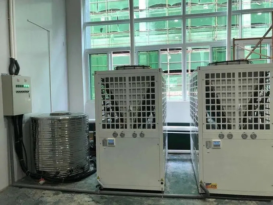 Air Panas R134a R410A Cascade Heat Pump 150Kw Untuk Perusahaan Pertambangan