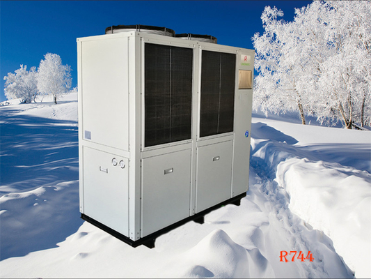 CO2 Cascade AC Inverter Heat Pump Integral Suhu Rendah 45Kw