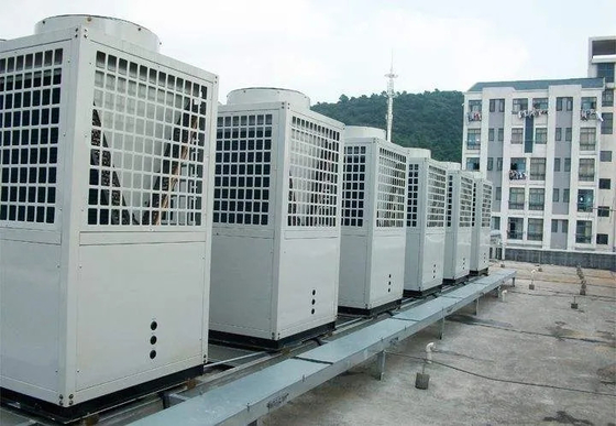 Pompa Panas Sumber Air 160Kw CO2 untuk Pemanasan Universitas Sekolah Dan Air Panas